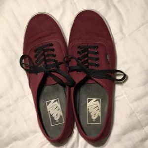 Maroon Vans